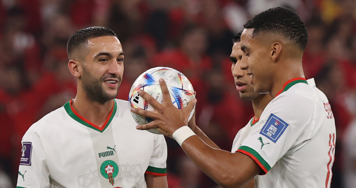 El grosero error en la zaga de Canadá para el primero de Marruecos.