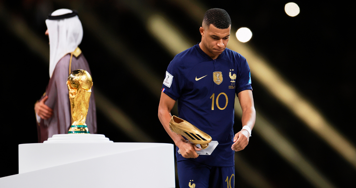 Kylian Mbappé no pudo conquistar el Mundial de Qatar 2022.