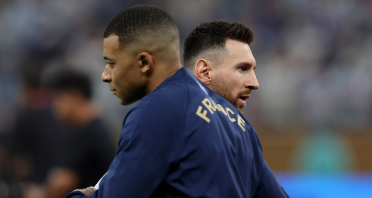 Revelan complicada relación entre Messi y Mbappé.