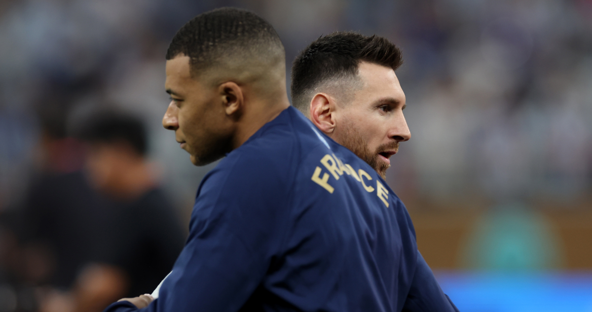 Revelan complicada relación entre Messi y Mbappé.