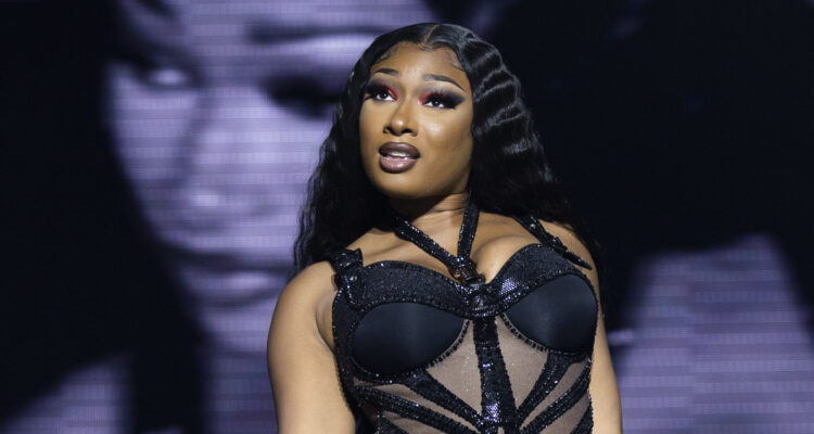 La cantante Megan Thee Stallion en uno de sus conciertos.