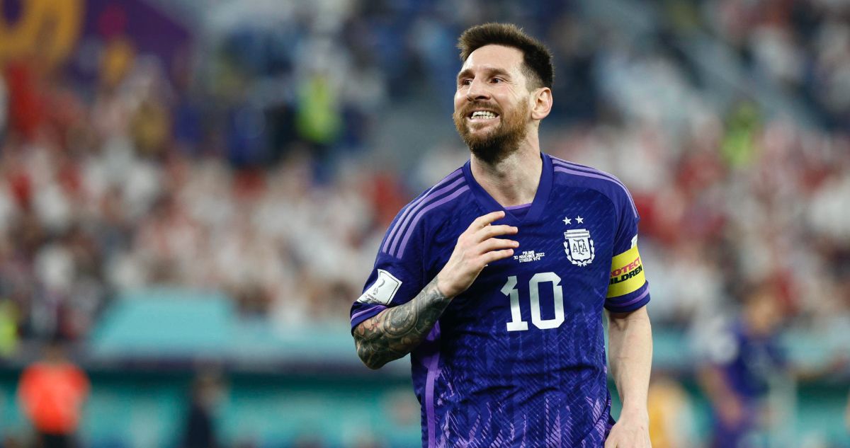 Lionel Messi le cedió el premio al mejor del partido a Mac Allister