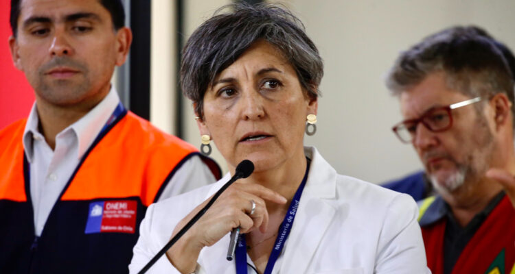 Foto referencial ministra Aguilera y balance covid-19