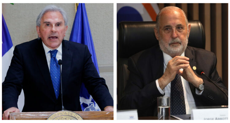 Foto de Iván Moreira y Jorge Abbott