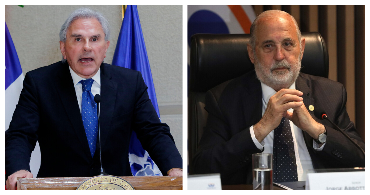 Foto de Iván Moreira y Jorge Abbott