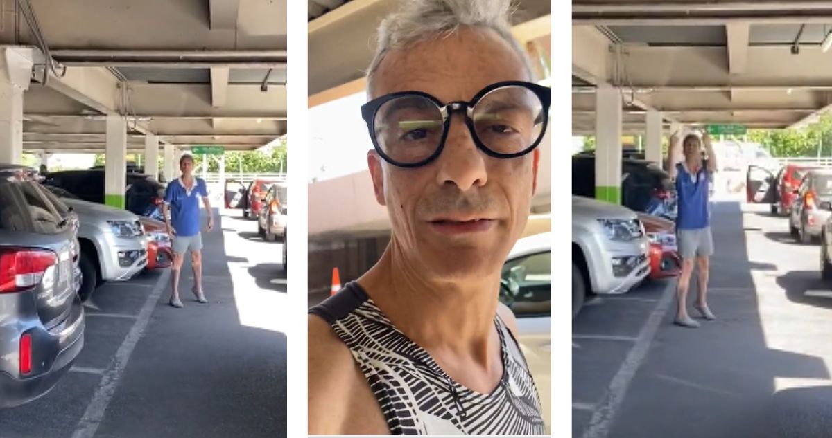 Pablo Schwarz comparte video con insultos que reciibió en el estacionamiento de un supermercado