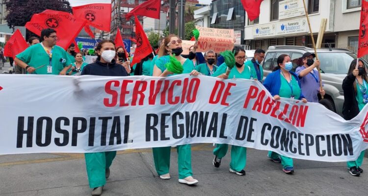 Paro pabellón Hospital Regional de Concepción