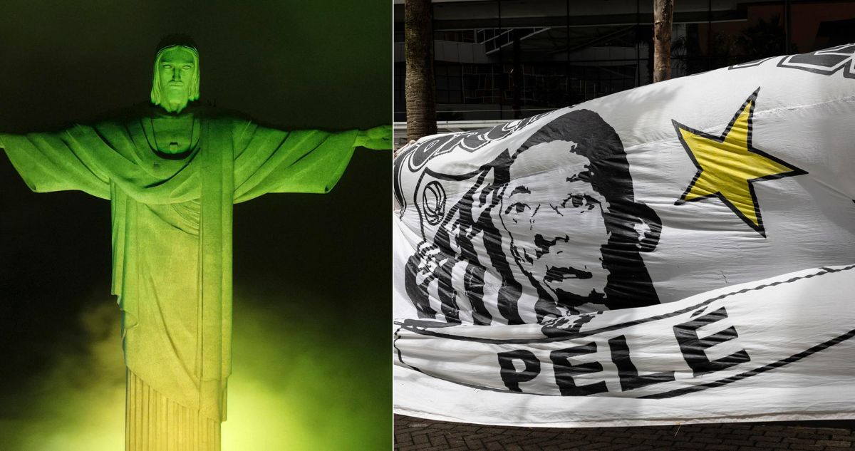 Pelé y un nuevo homenaje: Cristo Redentor