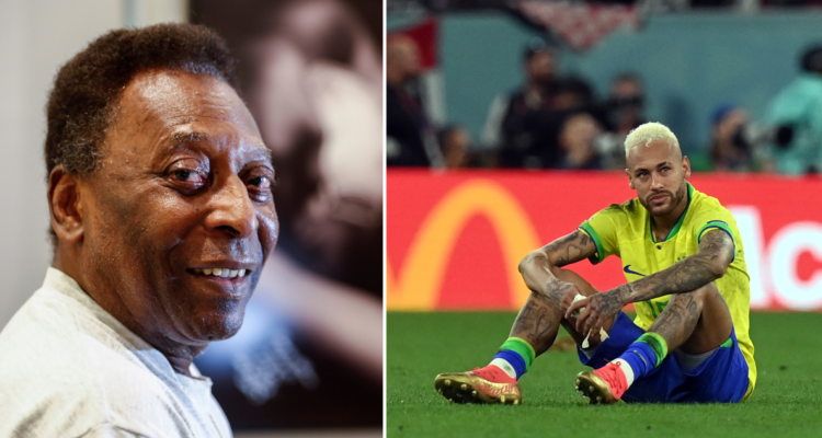 Pelé envía mensaje de apoyo a Neymar tras eliminación de Brasil en el Mundial de Qatar.