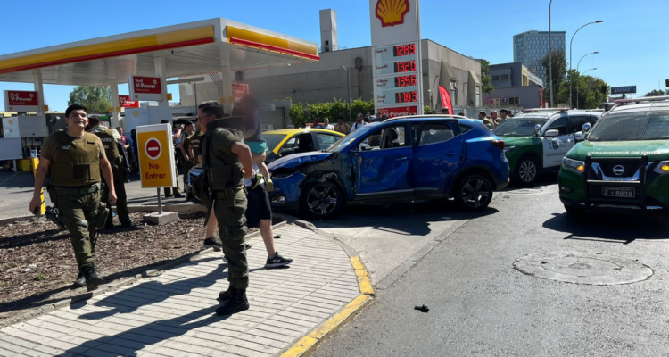 persecución policial en Santiago