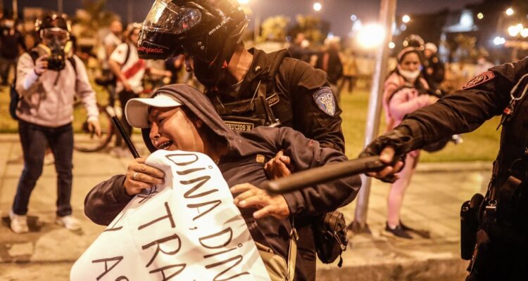 Protestas en perú.