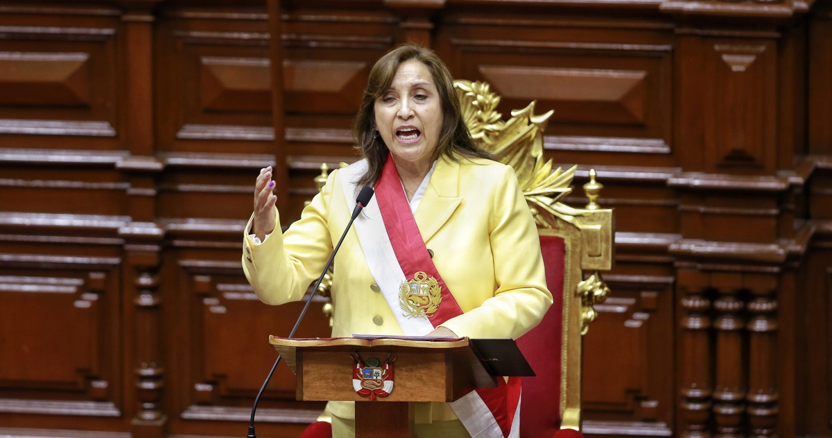 Dina Boluarte.