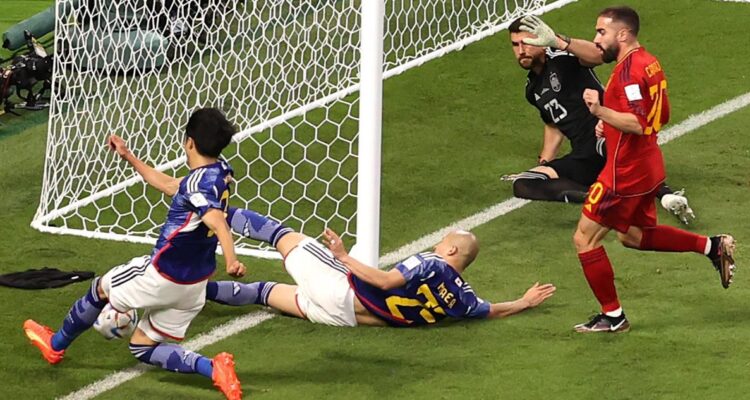 El polémico gol con que Japón terminó superando a España en Qatar