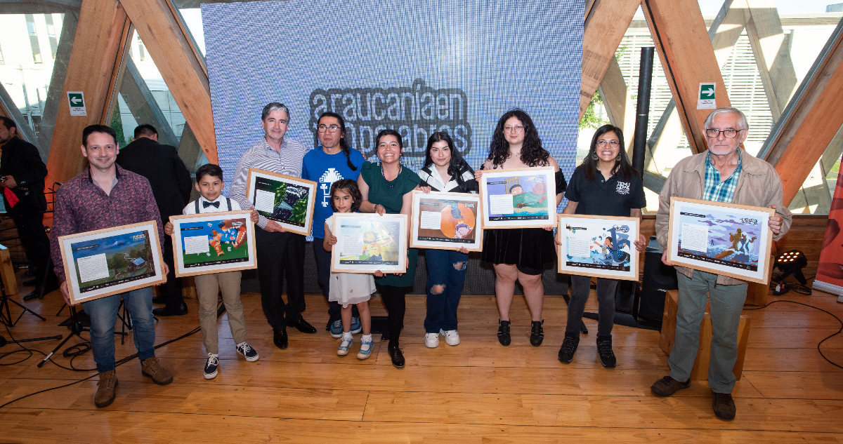 Premian a los ganadores del concurso “Araucanía en 100 palabras”