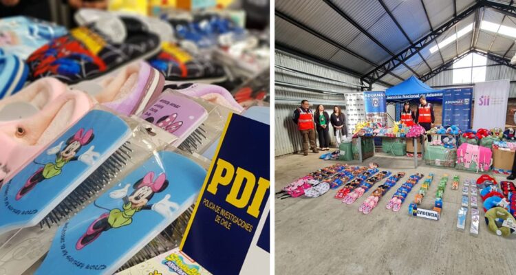Extranjero vendía más de 1.800 productos falsificados en Mall Chino de Coronel: PDI lo detuvo