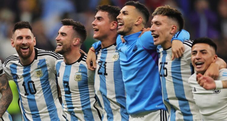 La espectacular publicidad de uno de los sponsor de la selección argentina