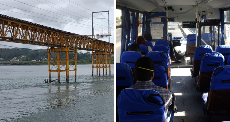 Puente Llacolén en San Pedro-Concepción
