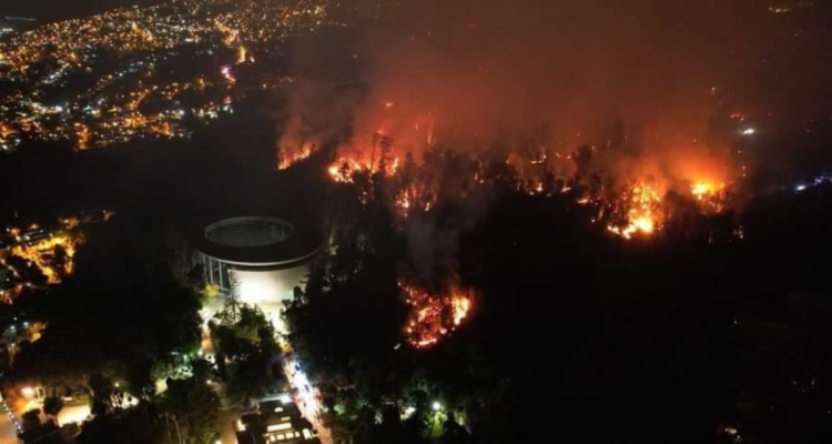 incendio forestal Quinta Vergara