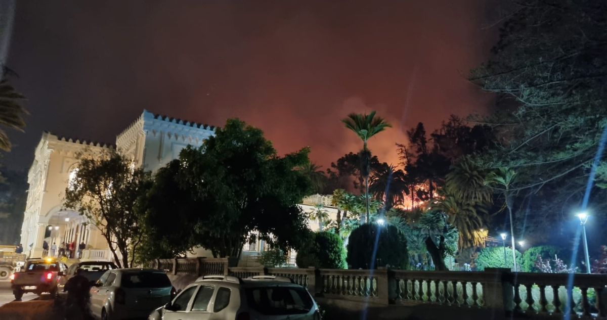 incendio forestal Quinta Vergara