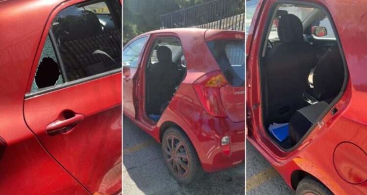 No perdonaron ni al vehículo: asaltan auto estacionado en Ovalle y se llevaron hasta la puerta