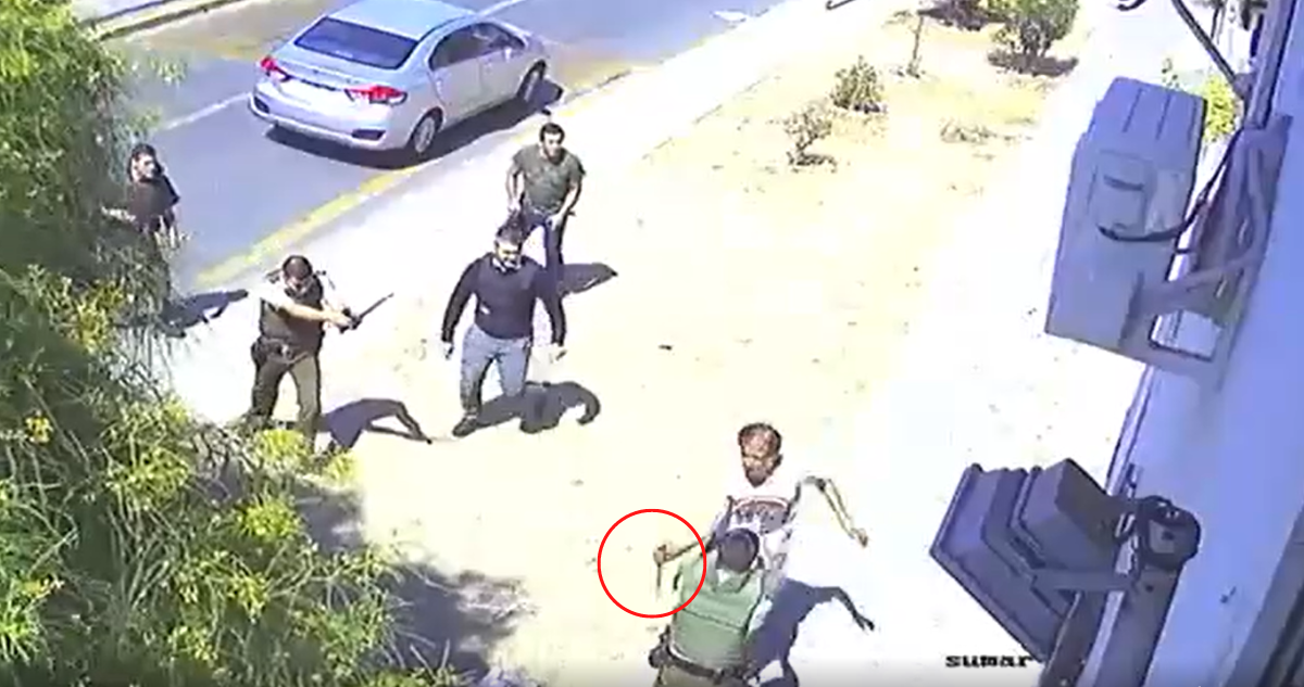 sujeto habría amenazado con arma balnca