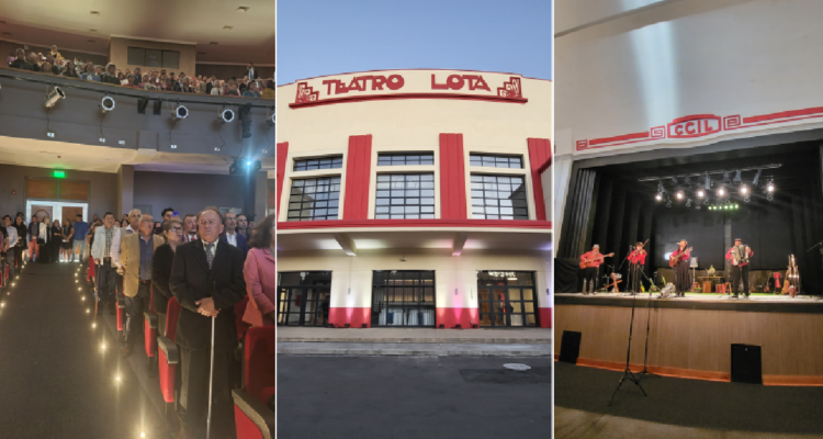 Con actividades culturales y masiva asistencia de público: inauguran remodelado Teatro Lota