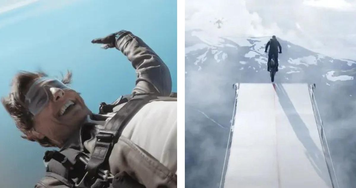 Tom Cruise realiza peligrosos saltos y acrobacias para promocionar Misión Imposible y agradecer por el éxito de Top Gun 2