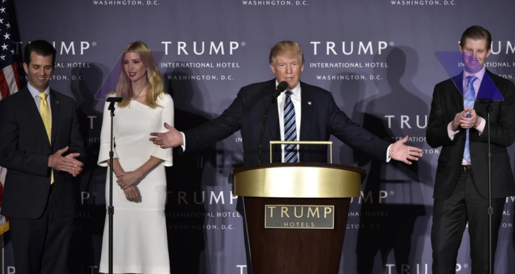 Donald Trump y sus hijos Donald Trump Jr., Ivanka Trump y Eric Trump, acusados de fraude por la fiscal general de Nueva York.