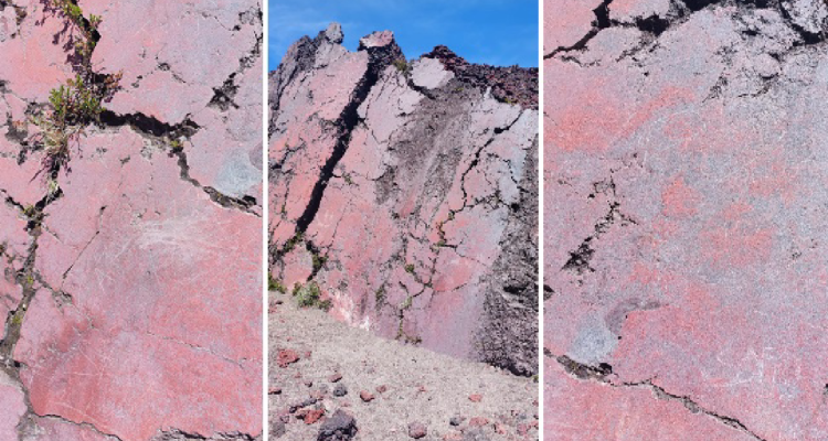 “Estupidez” y “hecho grave”: turistas polacos rayaron rocas de alto valor geológico en volcán Osorno