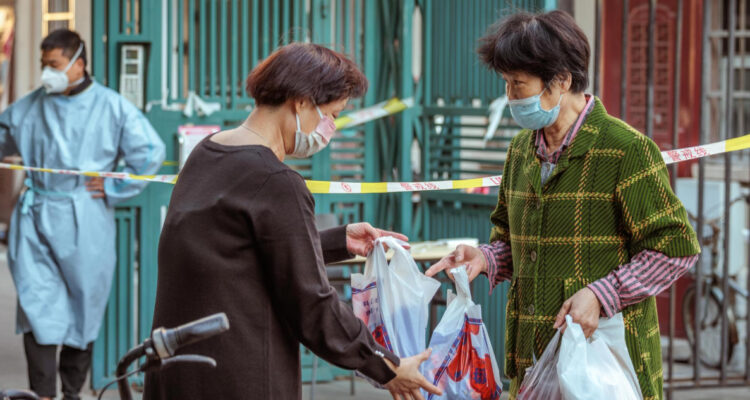 Foto del día a día en China bajo la covid-19