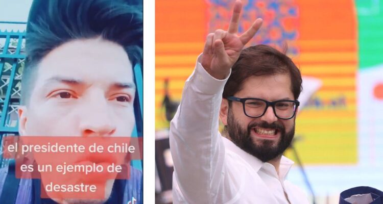 Venezolano viral por criticar la navidad en Chile por TikTok volvió para referirse al Gobierno de Gabriel Boric