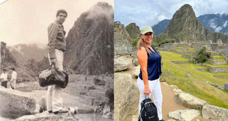 Verónica Aguirre en Machu Picchu