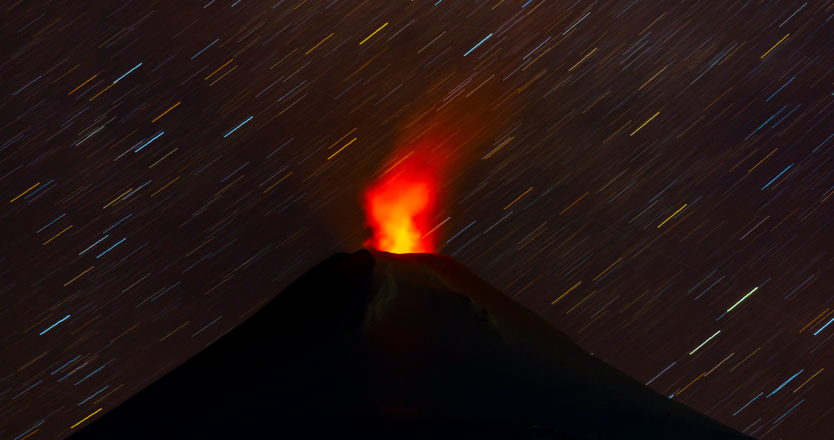 personas cráter volcán Villarrica