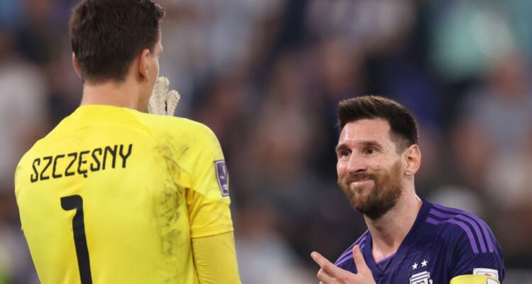 Wojciech Szczesny reveló que apostó 100 euros con Lionel Messi.