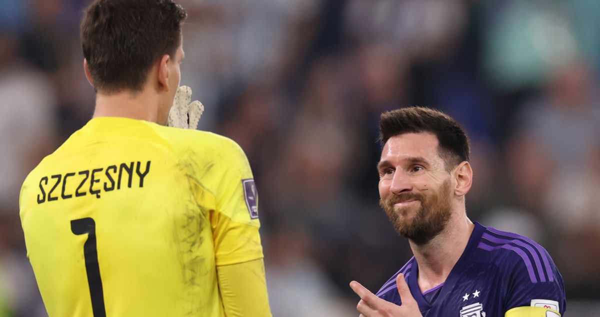 Wojciech Szczesny reveló que apostó 100 euros con Lionel Messi.