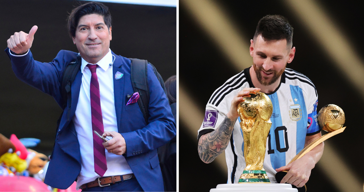 Iván Zamorano alaba el Mundial de Lionel Messi.