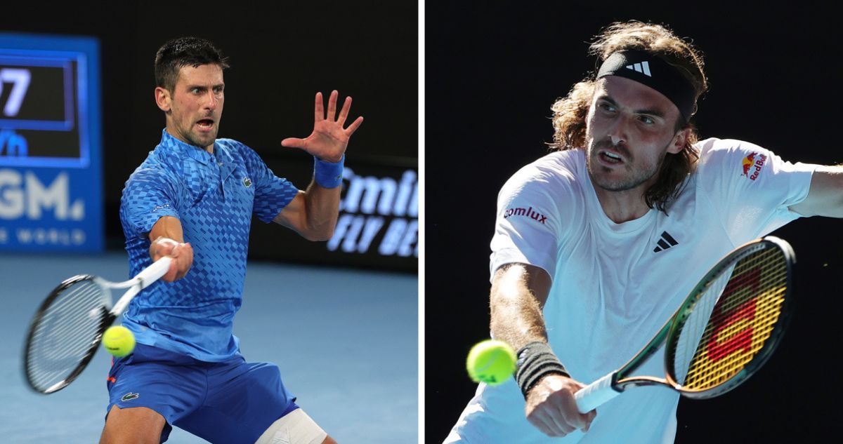 Abierto de Australia: Djokovic y Tsitsipas chocarán en la final del ‘grande’ oceánico.