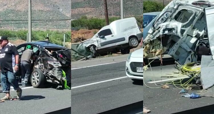 Al menos siete vehículos y un camión protagonizan accidente múltiple en la Ruta 68