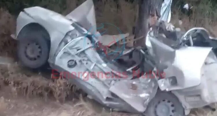 Una persona murió tras choque de vehículo con un árbol en Pinto