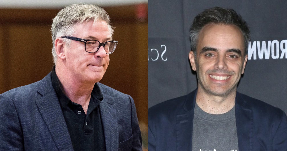 Alec Baldwin (izquierda) y Joel Souza (derecha) tras veredicto de que no enfrentara cargos por disparo