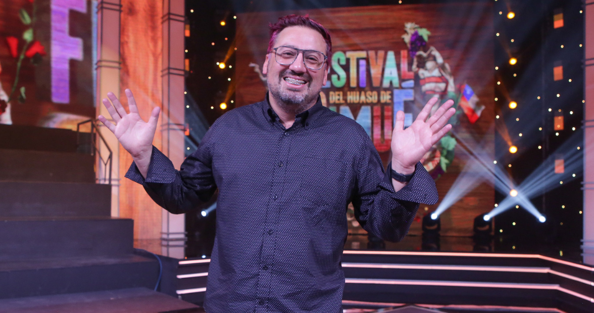 Alex Ortíz en el lanzamiento del Festival del Huaso de Olmué