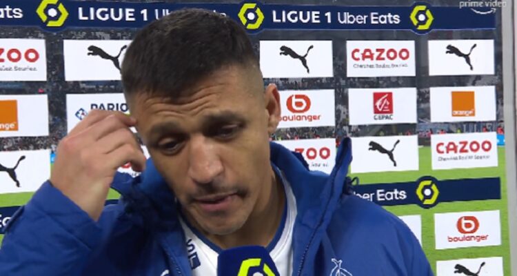 Alexis Sánchez y su incomodidad en el Marsella