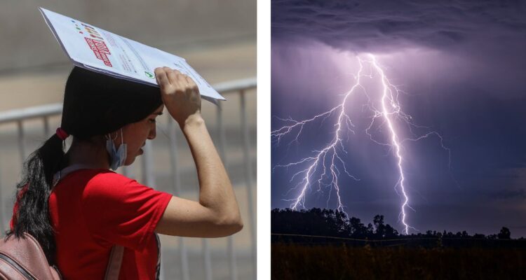 Alertan por posible ola de calor por altas temperaturas que derivaron en un aviso y Advertencia Agrometeorológica en Chile, además de probables tormentas eléctricas en el norte