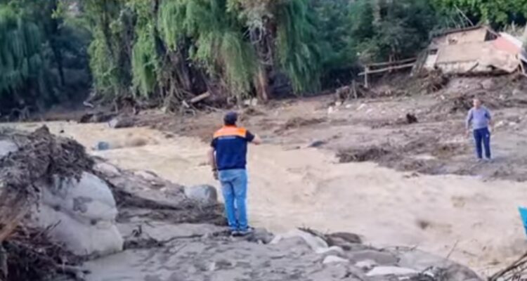 Corte de agua tras aluvión