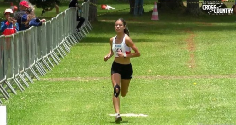 Amparo Herrera se quedó con el oro en el Sudamericano Sub-18 de Cross Country disputado en Brasil.