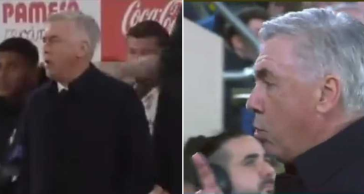 El enfado de Carlos Ancelotti contra Rodrygo en la victoria del Real Madrid ante Villareal.