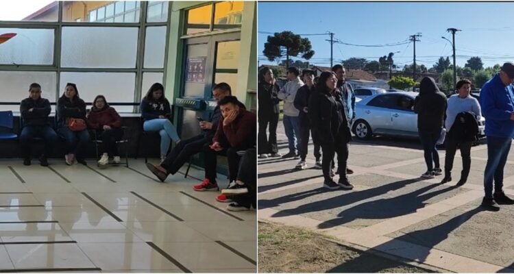 APODERADOS HACEN FILA POR MATRICULA EN COLEGIOS DE CONCEPCIÓN