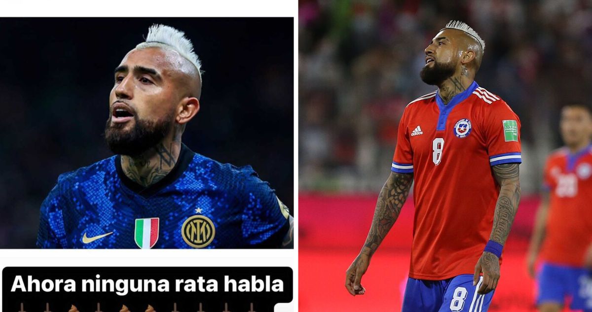 Arturo Vidal publicó un incendiario mensaje en redes sociales.