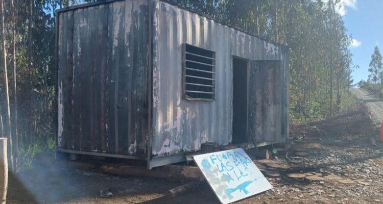 Ataque incendiario en Lebú