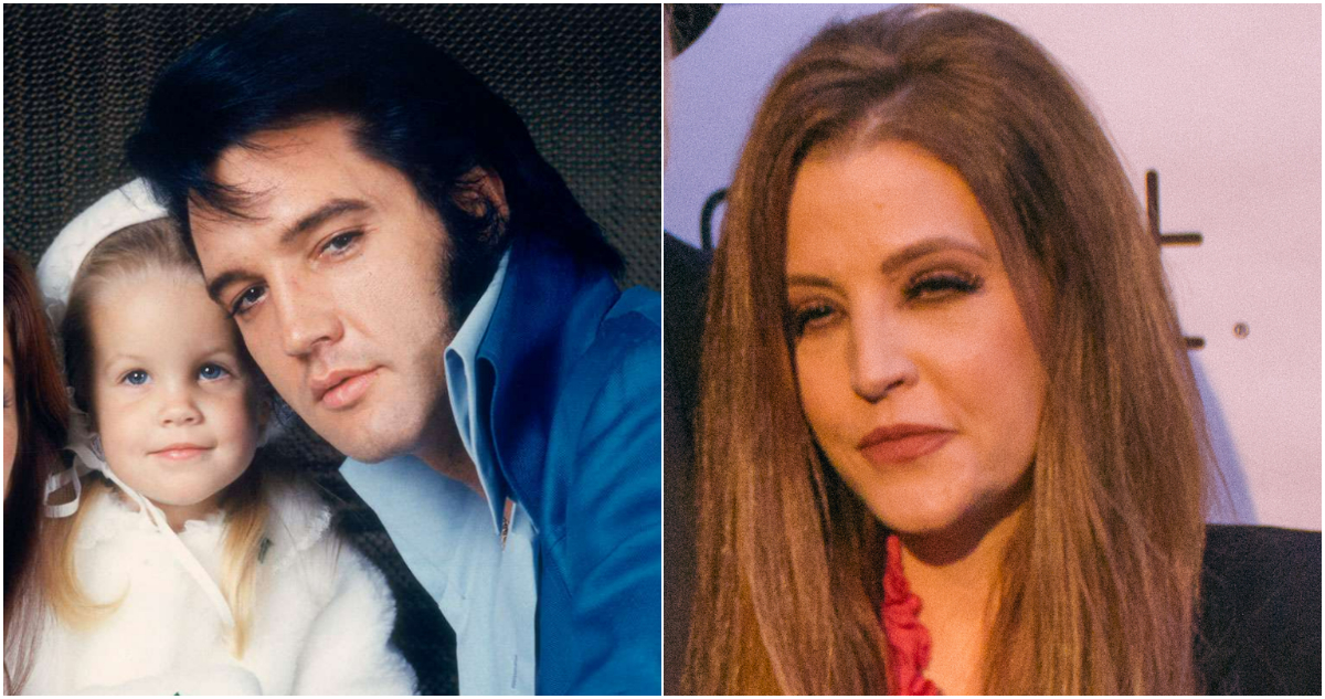LISA MARIE PRESLEY Y SU PADRE ELVIS